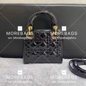 Mini lady Dior shiny skin
